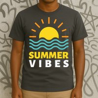 Summer Vibes Sunset Ocean T-Shirt