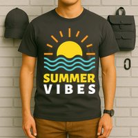 Summer Vibes Sunset Ocean T-Shirt