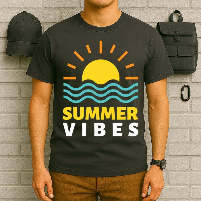 Summer Vibes Sunset Ocean T-Shirt