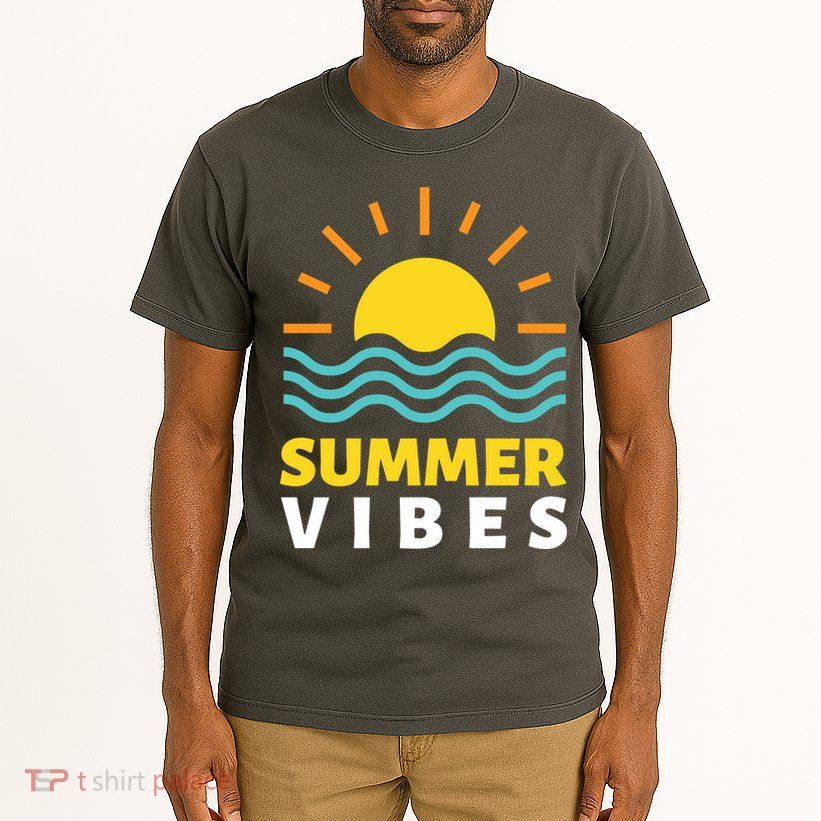 Summer Vibes Sunset Ocean Tall T-Shirt