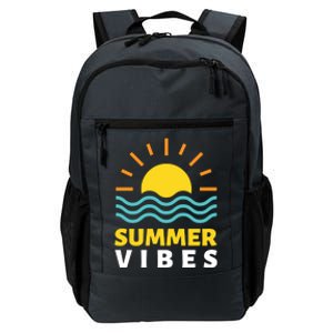 Summer Vibes Sunset Ocean Daily Commute Backpack