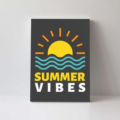 Summer Vibes Sunset Ocean Canvas