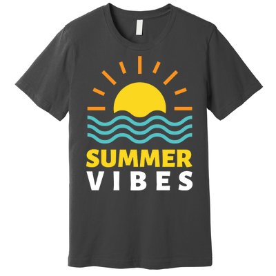 Summer Vibes Sunset Ocean Premium T-Shirt