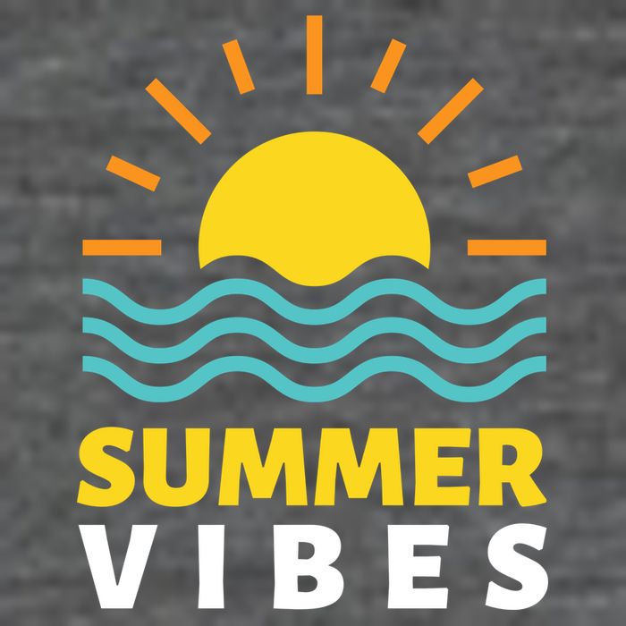 Summer Vibes Sunset Ocean Toddler T-Shirt
