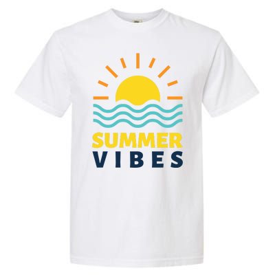 Summer Vibes Sunset Ocean Garment-Dyed Heavyweight T-Shirt