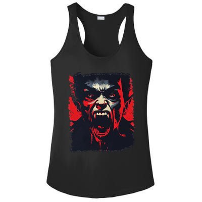 Scary Vampire Ladies PosiCharge Competitor Racerback Tank