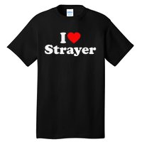 Strayer Vintage Sunset University Alumni Funny Tall T-Shirt