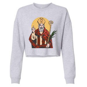 Saint Valentine Cropped Pullover Crew