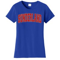 Sunderland Varsity Style Vintage Retro Uk Sports Gift Women's T-Shirt