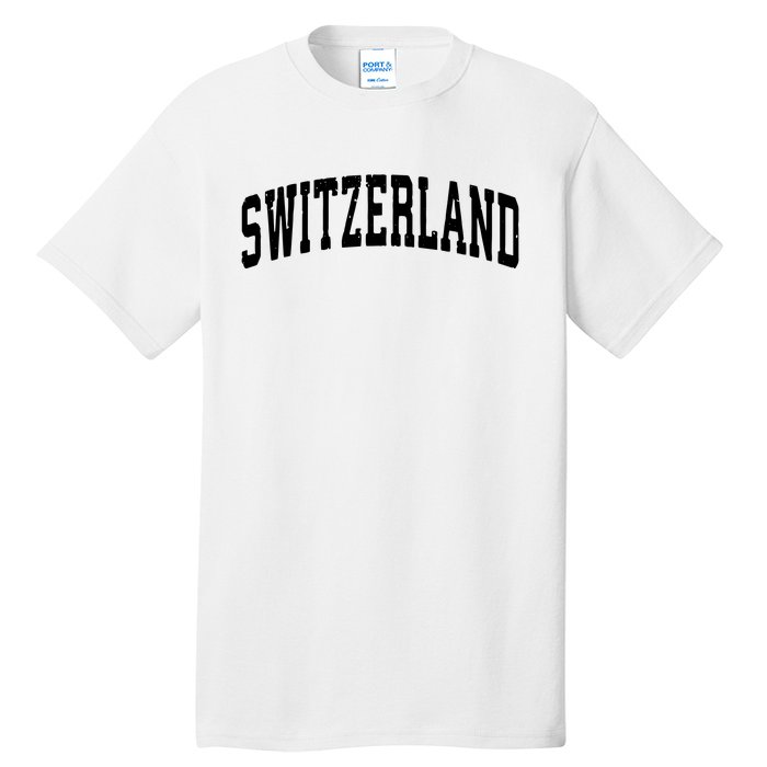 Switzerland Vintage Sports Design Tall T-Shirt