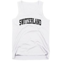 Switzerland Vintage Sports Design Tank Top