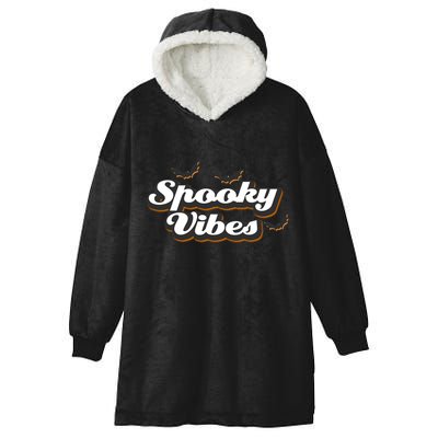 Spooky Vibes Hooded Wearable Blanket