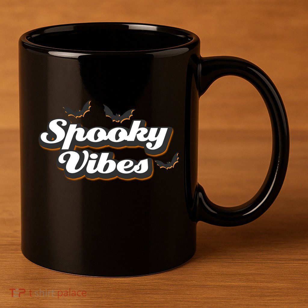 Spooky Vibes 11oz C Handle Ceramic Mug
