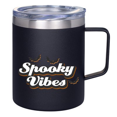 Spooky Vibes 12oz Stainless Steel Coffee Mug