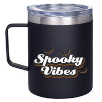 Spooky Vibes 12oz Stainless Steel Coffee Mug