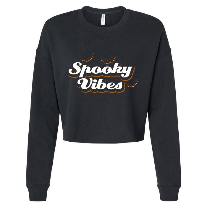 Spooky Vibes Cropped Pullover Crew