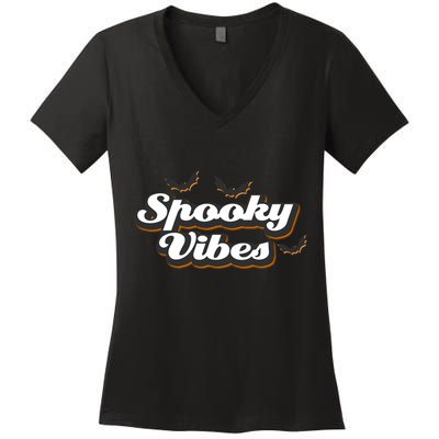 Spooky Vibes Women's V-Neck T-Shirt