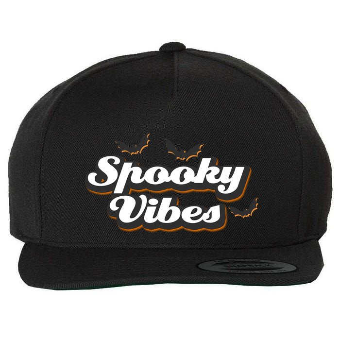 Spooky Vibes Wool Snapback Cap