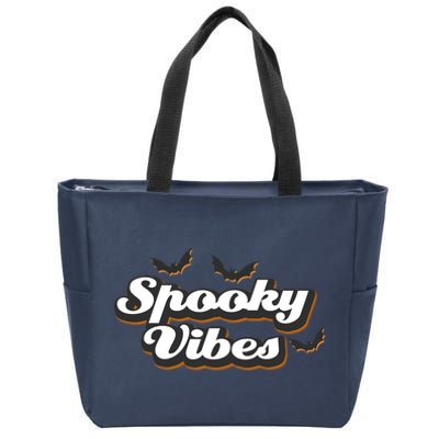 Spooky Vibes Zip Tote Bag