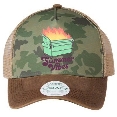 Summer Vibes Legacy Tie Dye Trucker Hat