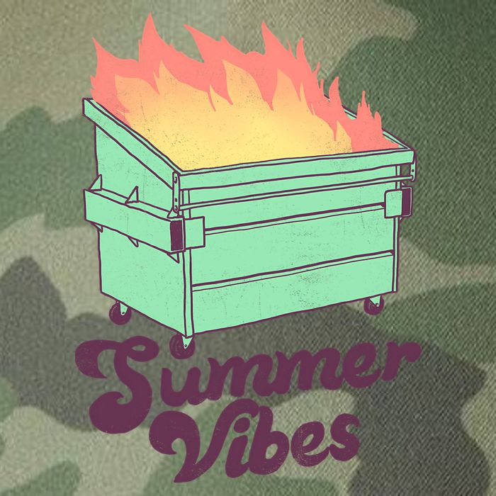 Summer Vibes Legacy Tie Dye Trucker Hat
