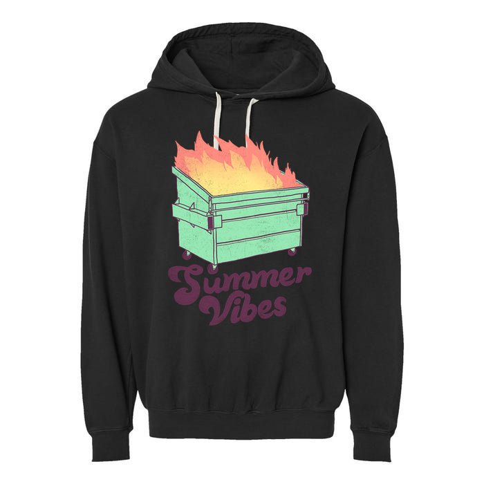 Summer Vibes Garment-Dyed Fleece Hoodie