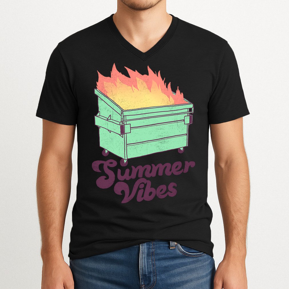 Summer Vibes V-Neck T-Shirt