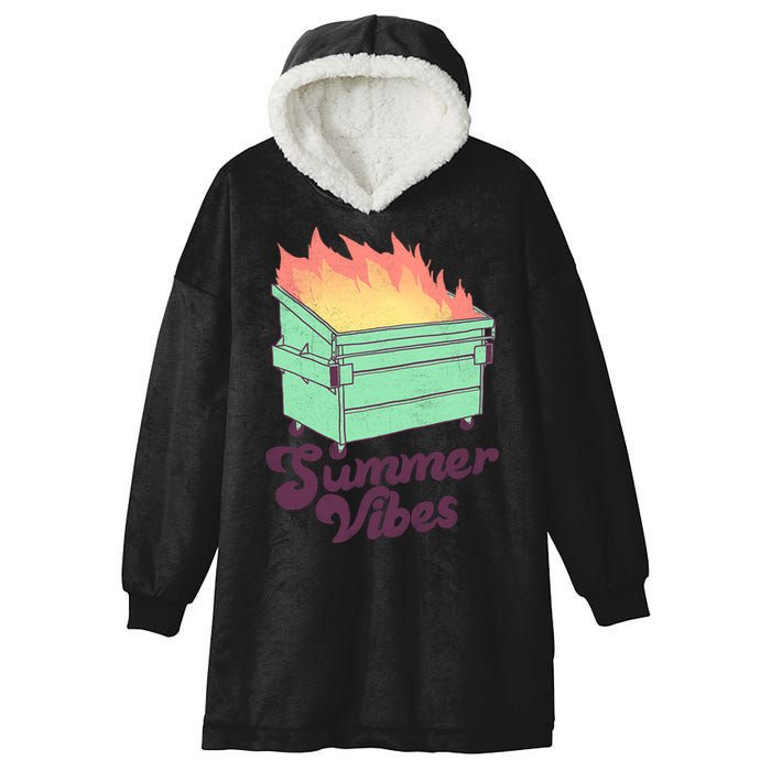Summer Vibes Hooded Wearable Blanket