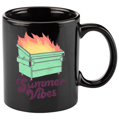 Summer Vibes 11oz C Handle Ceramic Mug