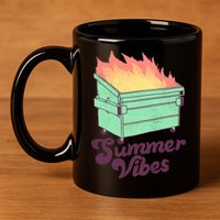 Summer Vibes 11oz C Handle Ceramic Mug