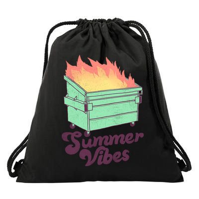 Summer Vibes Drawstring Bag