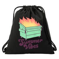 Summer Vibes Drawstring Bag