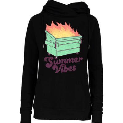 Summer Vibes Womens Funnel Neck Pullover Hood