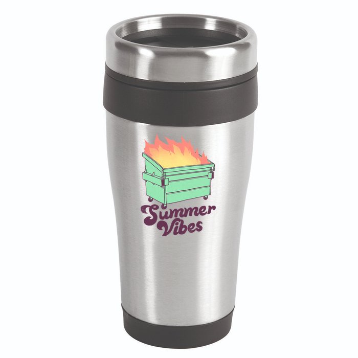 Summer Vibes 16oz Travel Tumbler