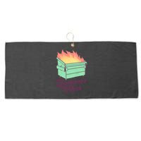 Summer Vibes Large Microfiber Waffle Golf Towel