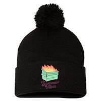 Summer Vibes Pom Pom 12in Knit Beanie