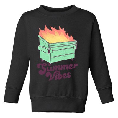 Summer Vibes Toddler Sweatshirt