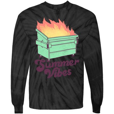 Summer Vibes Tie-Dye Long Sleeve Shirt