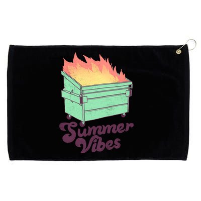 Summer Vibes Grommeted Golf Towel