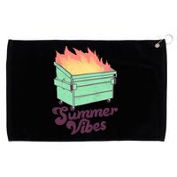 Summer Vibes Grommeted Golf Towel