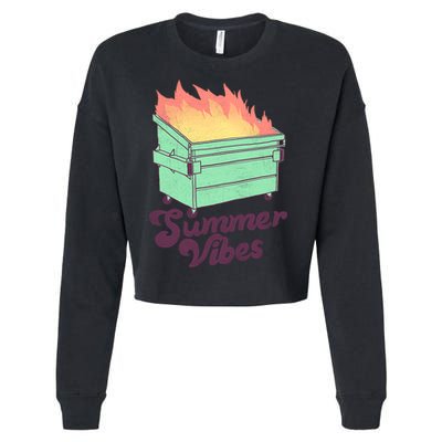 Summer Vibes Cropped Pullover Crew