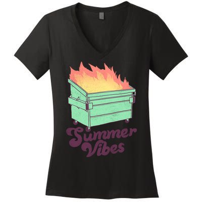 Summer Vibes Women's V-Neck T-Shirt