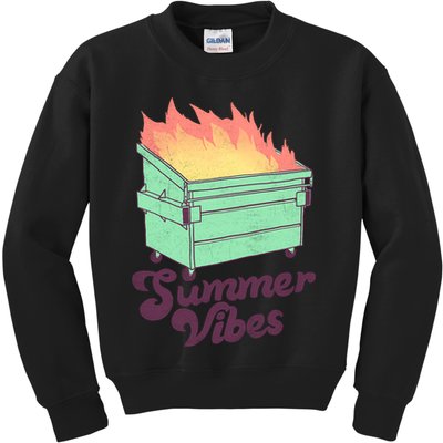 Summer Vibes Kids Sweatshirt