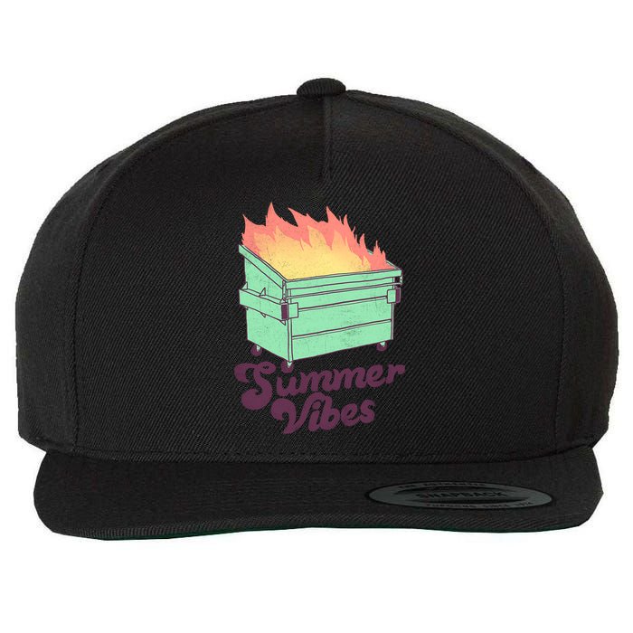 Summer Vibes Wool Snapback Cap