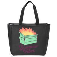 Summer Vibes Zip Tote Bag