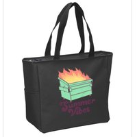 Summer Vibes Zip Tote Bag