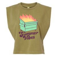 Summer Vibes Garment-Dyed Women's Muscle Tee