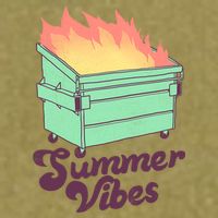 Summer Vibes Garment-Dyed Women's Muscle Tee