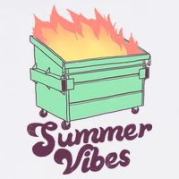 Summer Vibes Garment-Dyed Sweatshirt
