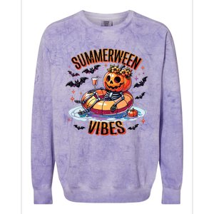 Summerween Vibes Colorblast Crewneck Sweatshirt